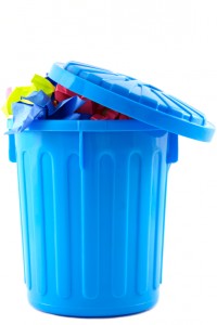trash can / rubbish bin