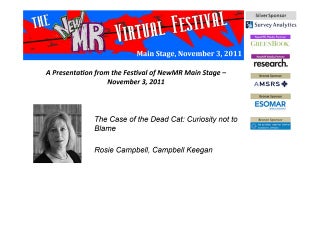 Case of the Dead Cat:Curiosity not to Blame