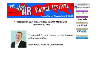 What next? 5 predictions about the future of online co-creation