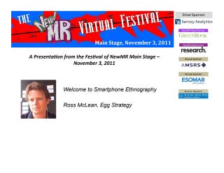 Digital Ethnography – Revealing Human Truths through Smartphones