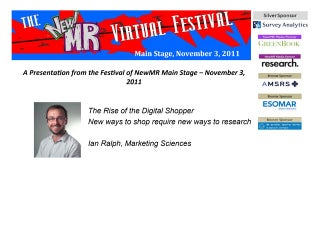 The Rise of the Digital Shopper: New ways to shop require new ways to research