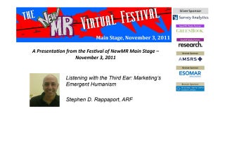 Listening as Foresight: Detecting Emergent Consumer Trends