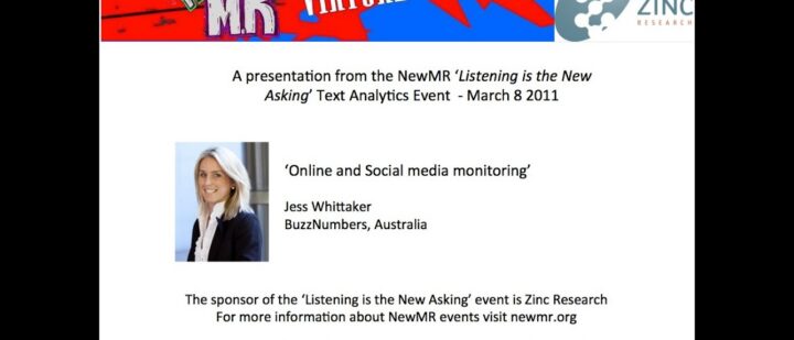 Online and Social Media Monitoring