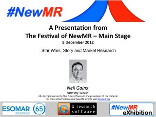 Star Wars, Story and Market Research