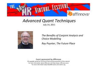The Benefits of Conjoint Analysis and Choice Modelling