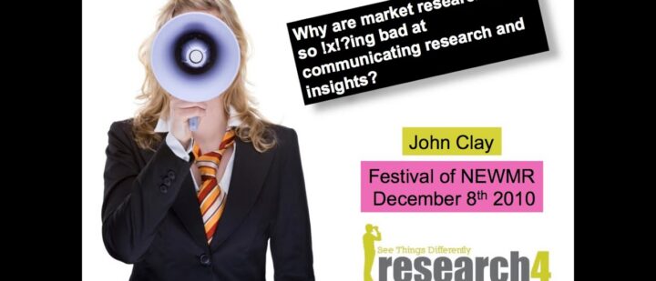 Why are market researchers so !x!?ing bad at communicating research and insights?