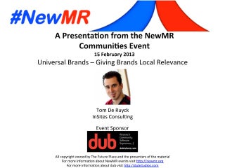 Universal Brands – Giving Brands Local Relevance