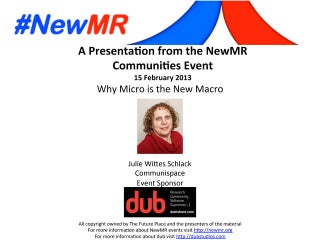 Why Micro is the New Macro
