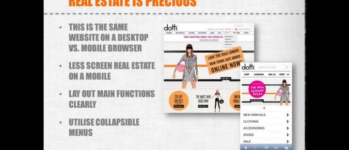 Mobile visualisation for those on the go – Enhancing the user experience
