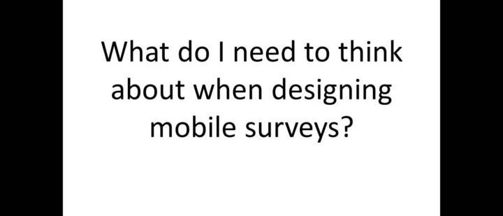The Essentials of Mobile Market Research