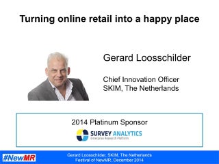 Turning online retail into a happy place