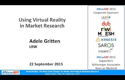 Using Virtual Reality in MR