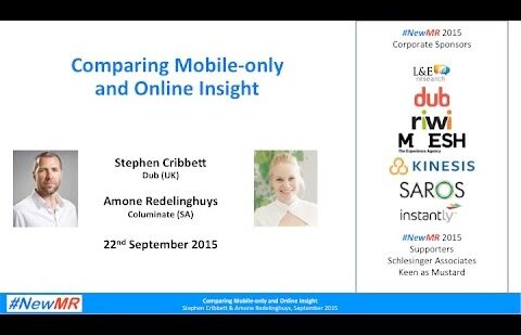 Comparing Mobile-Only and Online Insights