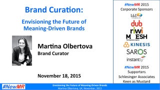 Brand Curation: Envisioning the Future of Meaning-Driven Brands