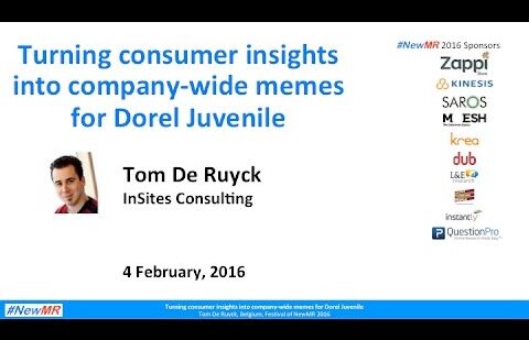 Turning consumer insights into company-wide memes for Dorel Juvenile