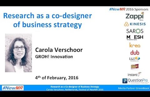 Research as a co-designer of business strategy