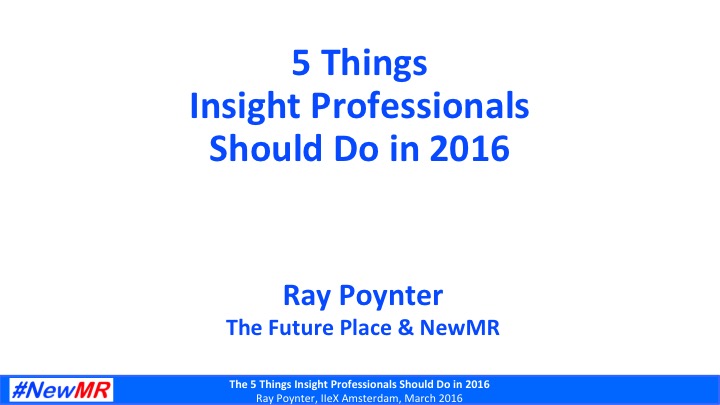 5 things researchers should do in 2016