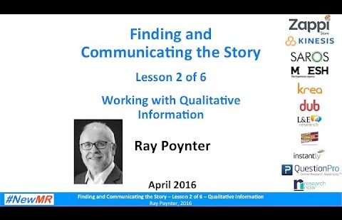 Find and Communicate the Story – Lesson 2 – Qualitative Information