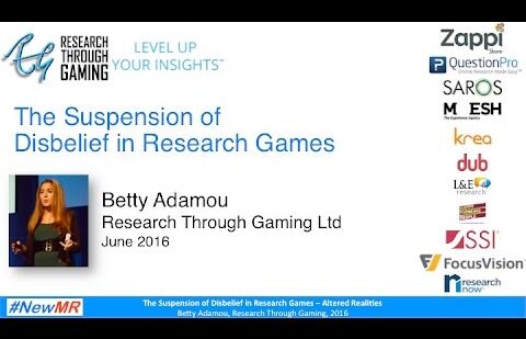Altered Reality – The Suspension of Disbelief in Research Games