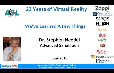23 Years Of Virtual Reality – What Have We Learned?