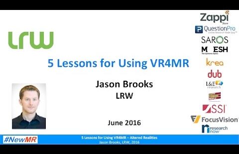 5 Lessons for Using VR4MR