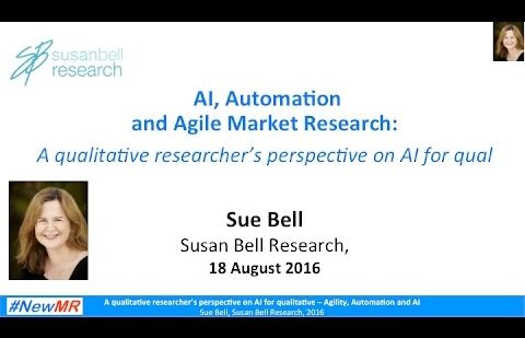 A qual perspective on AI, automation and agile market research