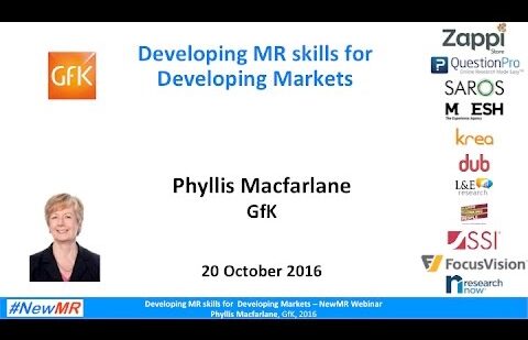 Developing MR skills for developing markets