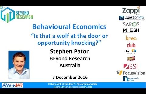Behavioral Economics – Is that a wolf at the door or opportunity knocking?