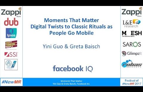 Moments That Matter: Digital Twists to Classic Rituals as People Go Mobile