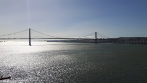 Picture of a bridge in Lisbon