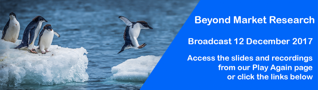 Beyond Market Research event webpage banner Play Again available graphic