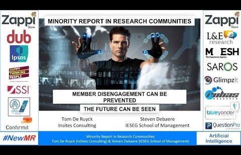 Minority Report in Research Communities – The future can be seen, member disengagement can be prevented
