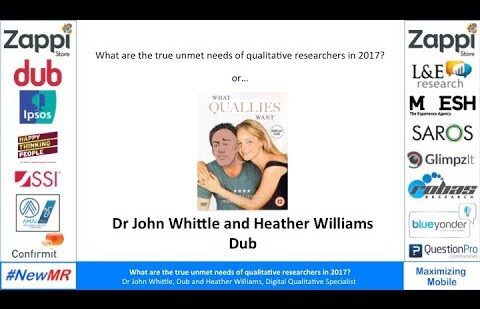 What are the true unmet needs of qualitative researchers in 2017?