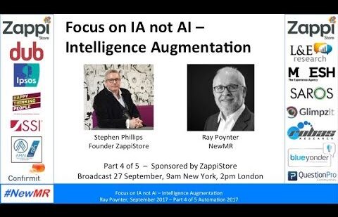 Focus on IA not AI – Intelligence Augmentation