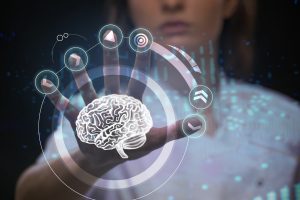 Image of woman and brain
