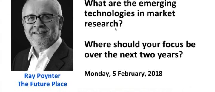What are the emerging technologies in market research? Where should your focus be over the next two years?