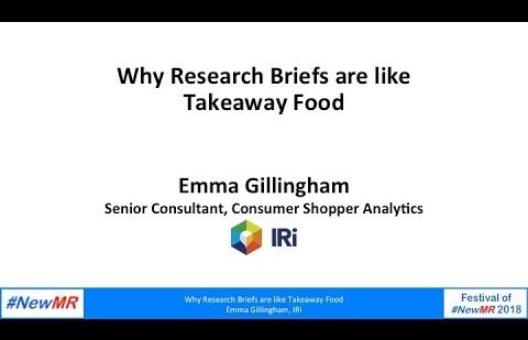 Why research briefs are like takeaway food