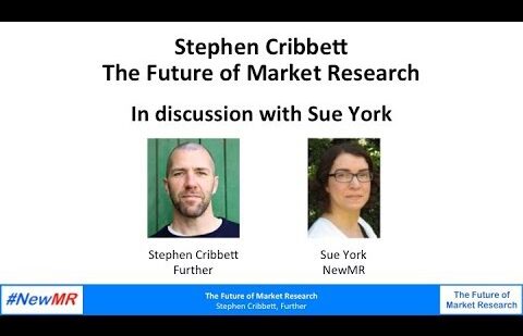 Stephen Cribbet explores the future of market research