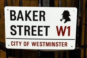 Baker Street road sign