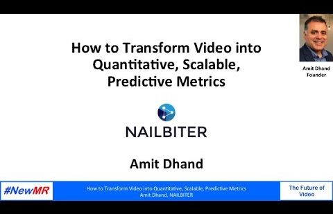 How to Transform Video into Quantitative, Scalable, Predictive Metrics