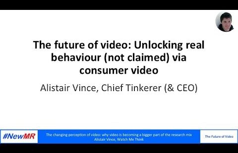 The future of video: Unlocking real behaviour (not claimed) via consumer video