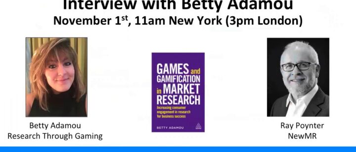 Ray Poynter interviews Betty Adamou