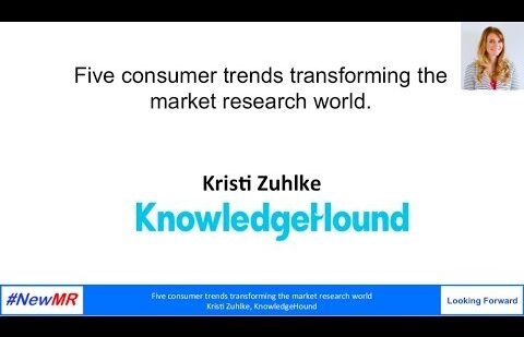 Five consumer trends transforming the market research world