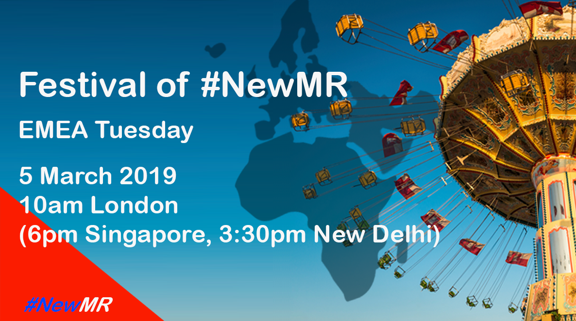 Festival of NewMR 2019 – EMEA Tuesday