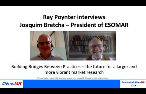 Building Bridges Between Practices – the future for a larger and more vibrant market research