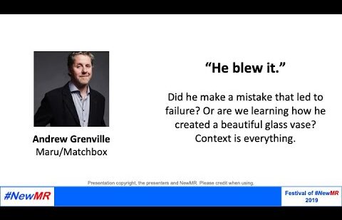He blew it.” Did he make a mistake that led to failure? Or are we learning how he created a beautiful glass vase? Context is everything.
