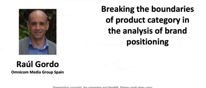 Breaking the boundaries of product category in the analysis of brand positioning