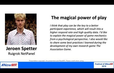 The magical power of play
