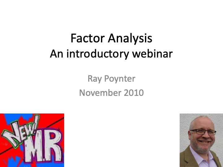 Introduction to Factor Analysis