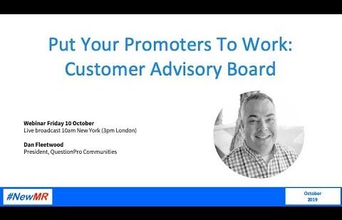 Put your Promoters to Work: Customer Advisory Board